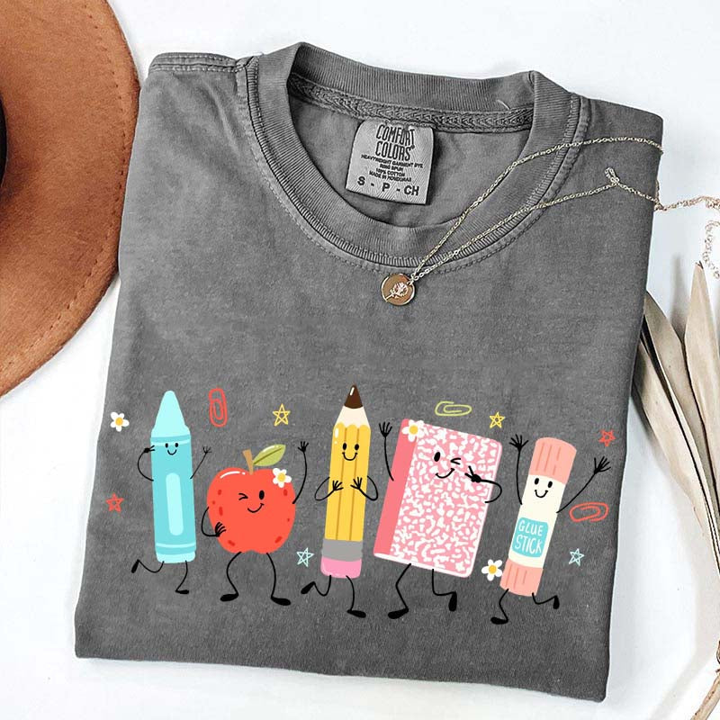 Cute School Supplies Comfort Colors T-Shirt