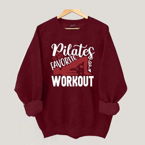 Pilates Workout Statement Sweatshirt