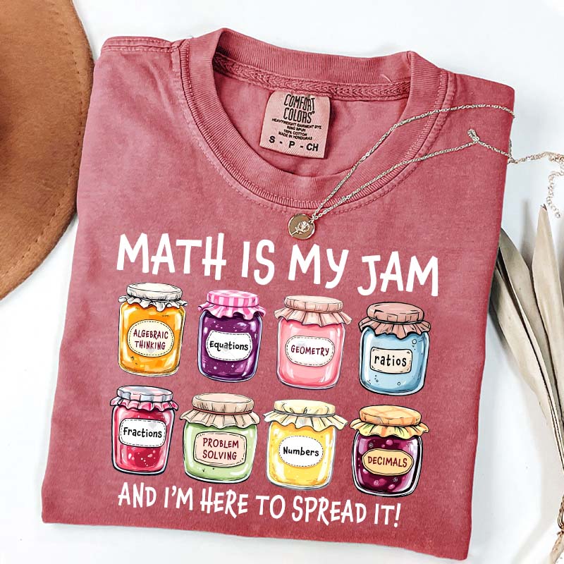 Math is My Jam Mathematician T-Shirt