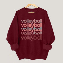 Cute Volleyball Retro Sweatshirt