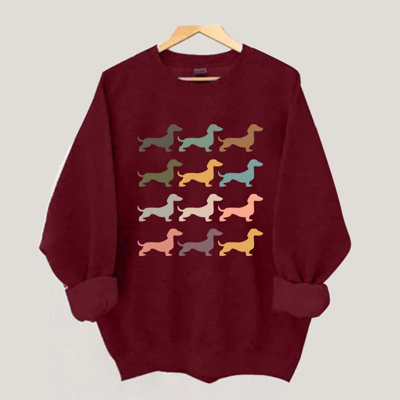 Wiener Dog Dachshund Mama Sweatshirt