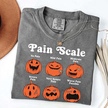 Pain Scale Fall Pumpkin Nurse T-Shirt