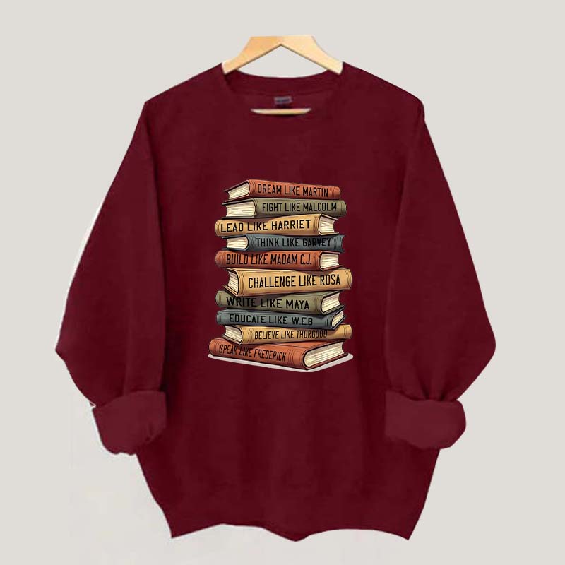Black History Book Lover Sweatshirt