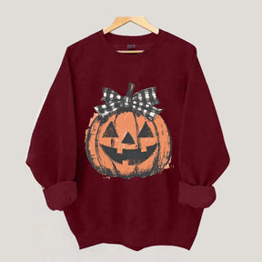 Preppy Jack o Lantern Sweatshirt