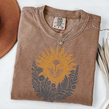 Vintage Mystical Celestial Sun T-Shirt