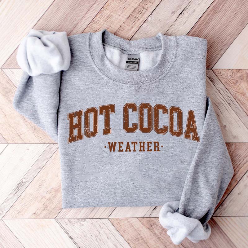 Retro Holiday Season Hot Cocoa Sweatshirt