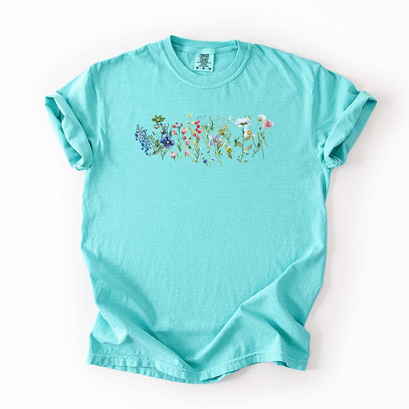 Retro Nature Spring Cottagecore Boho Flower T-Shirt