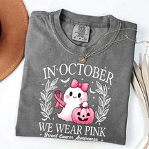 In October We Wear Pink Ghost T-Shirt