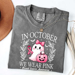 In October We Wear Pink Ghost T-Shirt