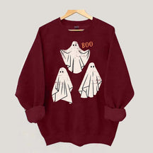 Retro Ghost Boo Sweatshirt