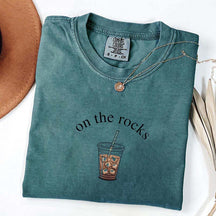 Trendy Coffee Lover On The Rocks T-Shirt