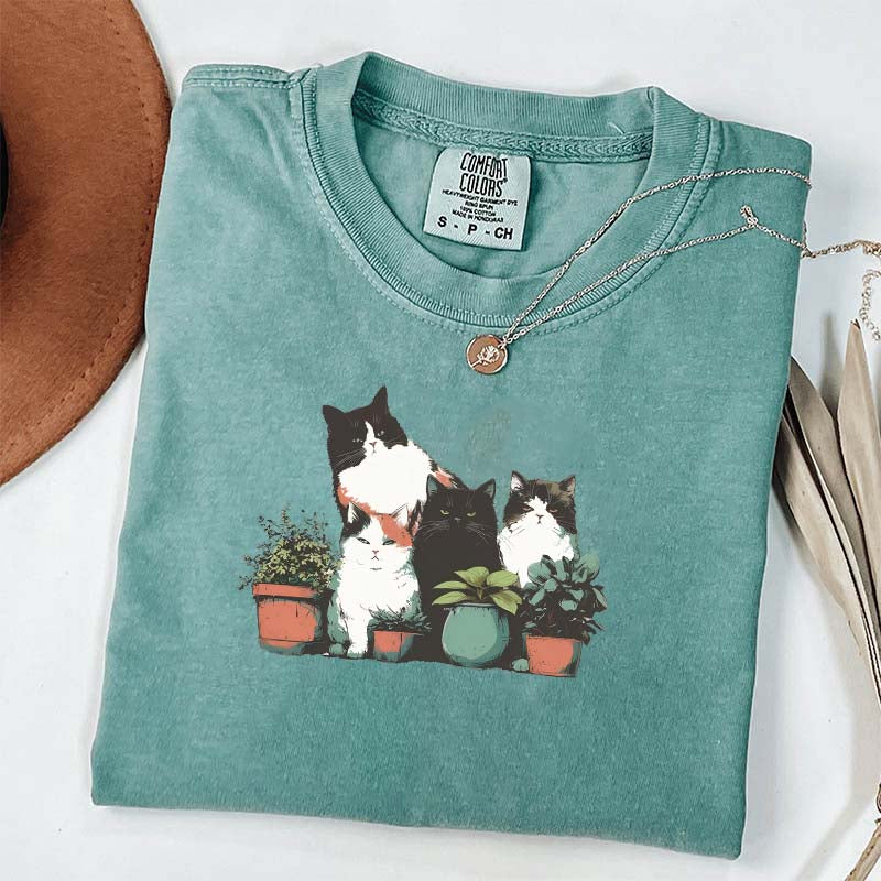 Salty Cats and Plants T-Shirt
