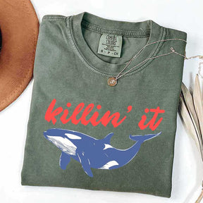 'Killin' It' Whale T-Shirt