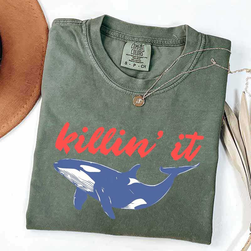 'Killin' It' Whale T-Shirt