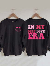 In My Self Love Sweat-shirt imprimé 2 faces ERA