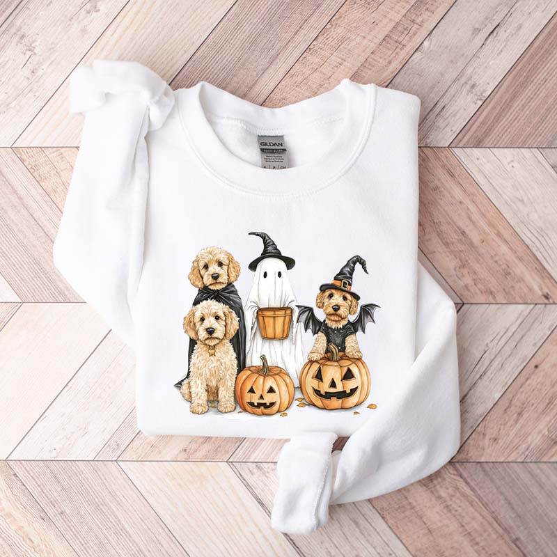 Halloween Goldendoodle Ghost Dog Lover Sweatshirt