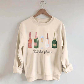 Bubble Please Champagne Sweatshirt