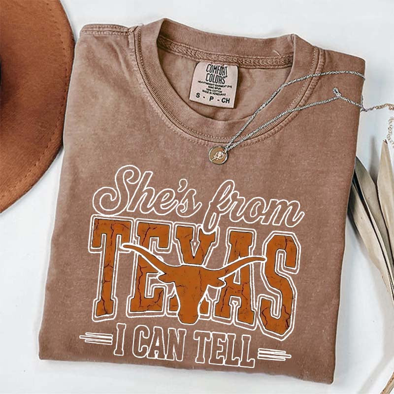 Comfort Colors She's From Texas T-Shirt