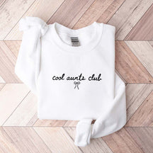 Coquette Bow Cool Aunts Club Sweatshirt