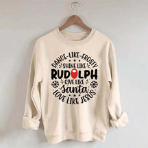 Shine Like Rudolph Heathered Sweatshirt
