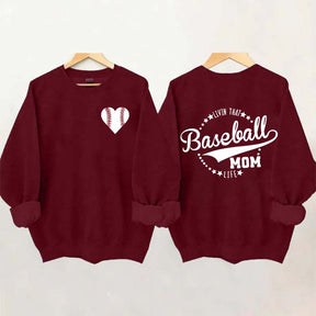 Heart & Baseball Sweatshirt