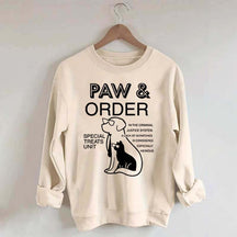Paw And Order Fur Mama Sweatshirt