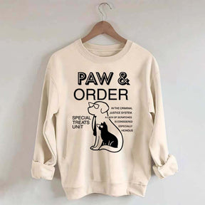 Paw And Order Fur Mama Sweatshirt
