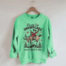 Santa's Coming To Town Sweatshirt