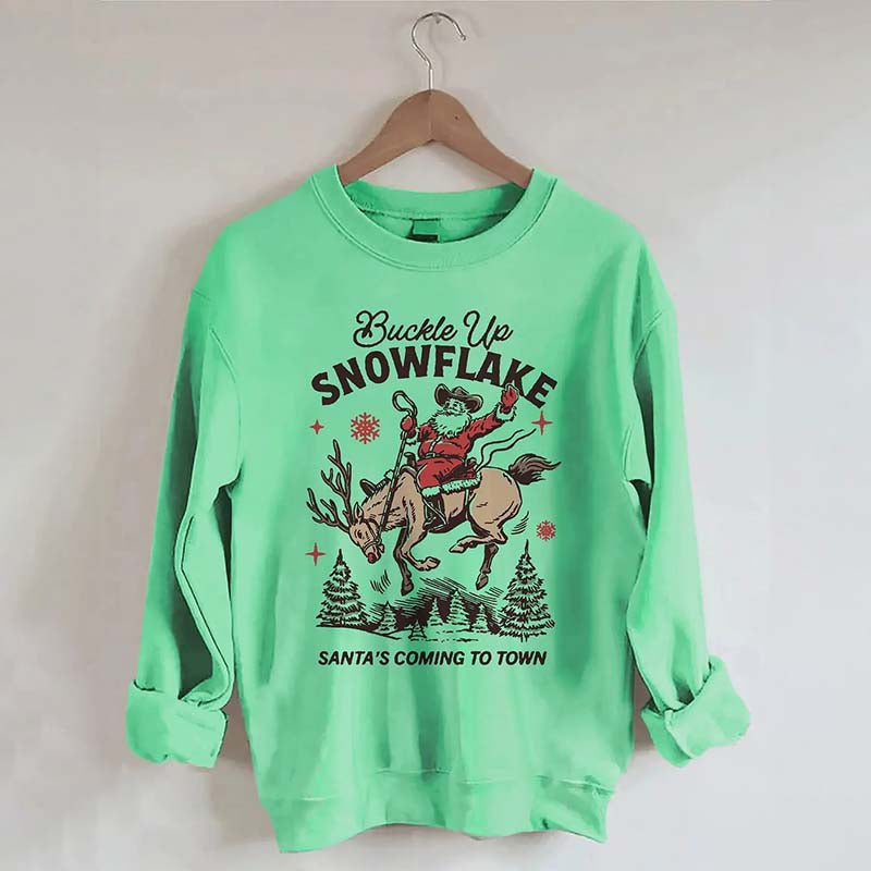 Santa's Coming To Town Sweatshirt