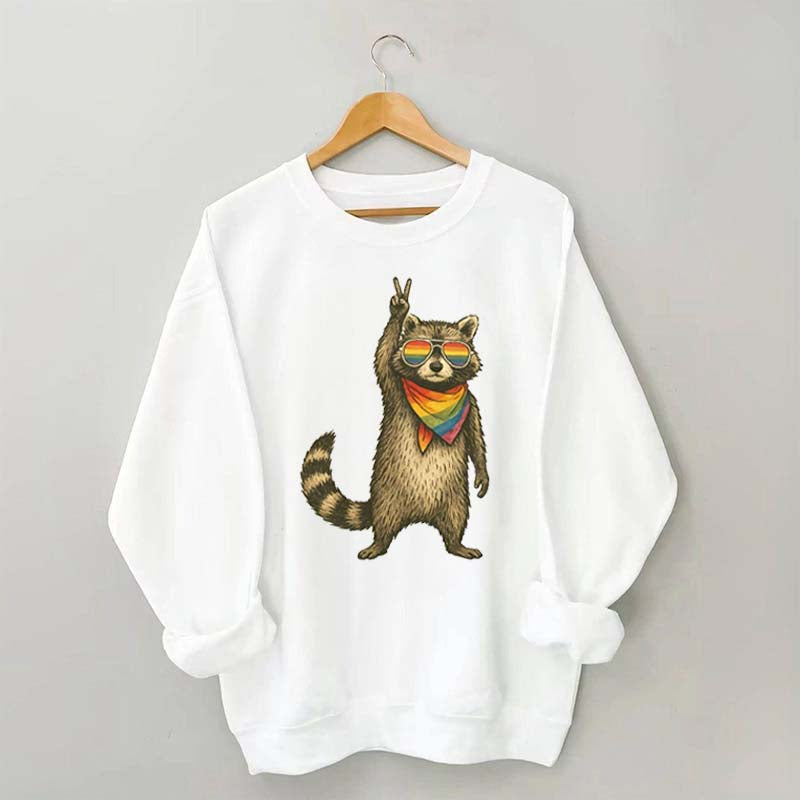 Raccoon Pride LGBT Sweatshirt