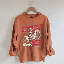 Annual North Pole Rodeo Western Christmas Sweatshirt