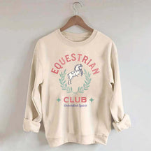 Equestrian Club Retro Sweatshirt