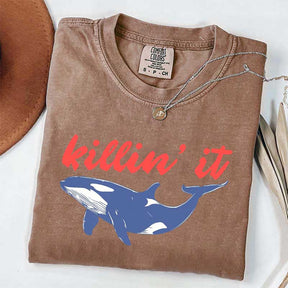 'Killin' It' Whale T-Shirt