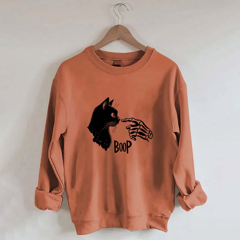 Cat Halloween Boop Sweatshirt