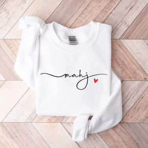 Mahj Heart Cute Sweatshirt