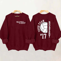 Personalized Team Spirit Volleyball Sweatshirt