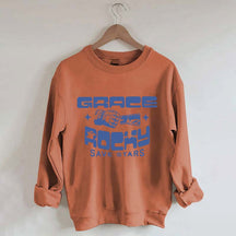 Grace Rocky Save Stars Book Lover Style Sweatshirt