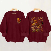 Autumn Cottagecore Autumn Floral Sweatshirt