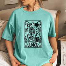 True Crime Junkie Tarot Card T-Shirt