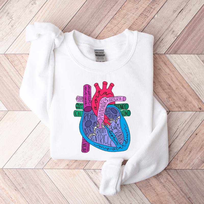 Heart Anatomy Sweatshirt