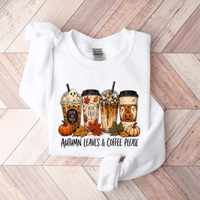 Halloween Coffee Pumpkin Spice Fall Sweatshirt