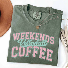 Weekends Coffee Volleyball T-Shirt
