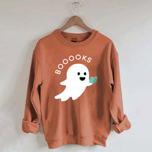 Ghost Books Reader Booooks Cute Sweatshirt