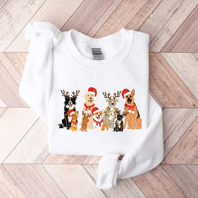 Christmas Dog Holiday Lover Sweatshirt