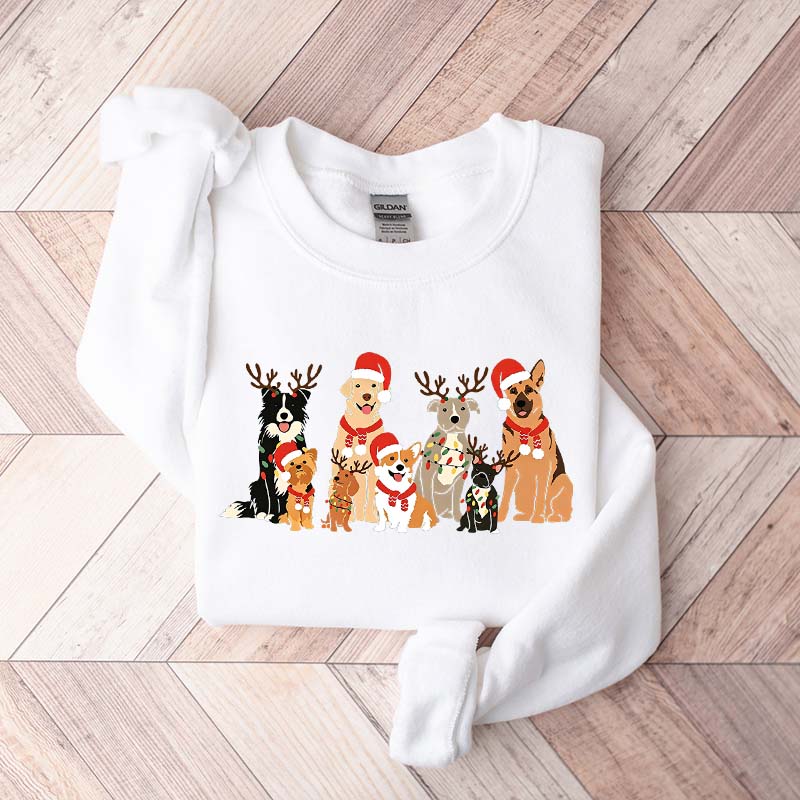 Christmas Dog Holiday Lover Sweatshirt