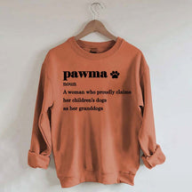 Pawma Definition Dog Mom Sweatshirt