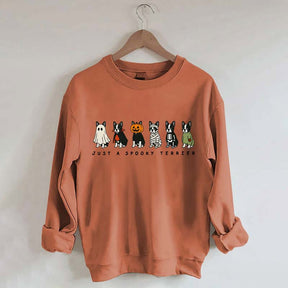 Spooky Boston Terrier Halloween Sweatshirt