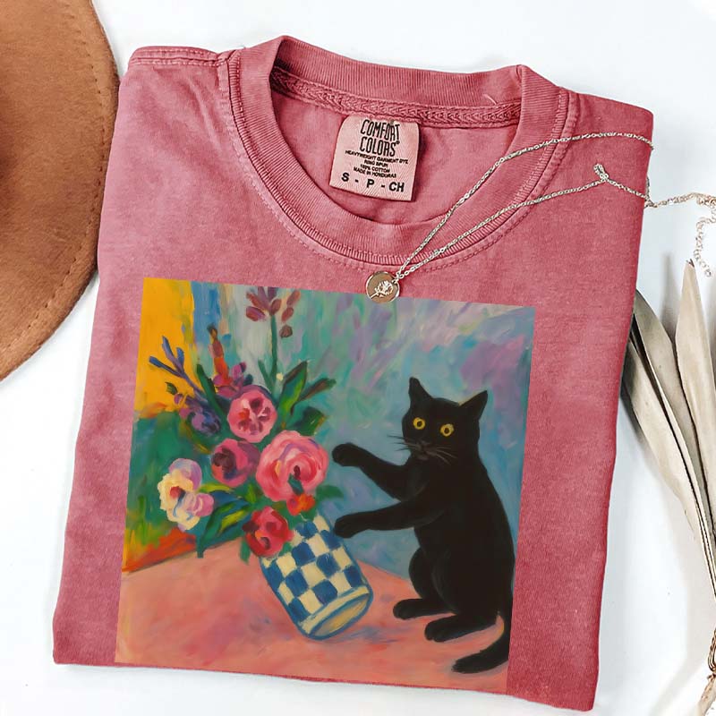 Comfort Colors Cat Artist T-Shirt