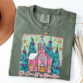 Oh Come Let Us Adore Him Christmas T-Shirt