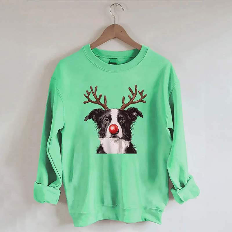 Border Collie Christmas Sweatshirt